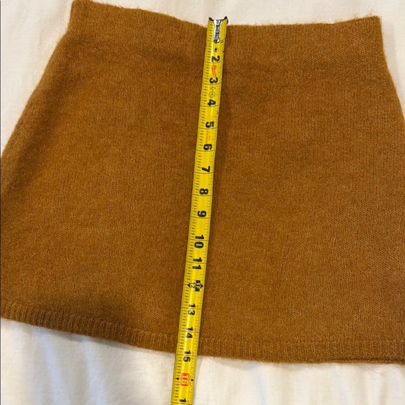 Zara A-Line Skirt in Warm Brown - Picture 4 of 4
